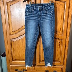 Buckle Black Denim Women Jeans 27x27